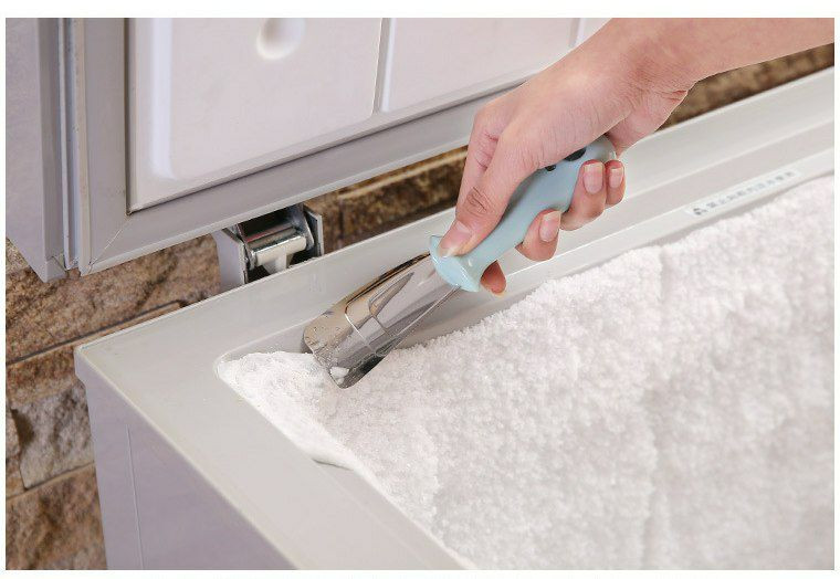 Pelle de dégivrage en acier inoxydable Dégivreur de réfrigérateur Gadget de nettoyage ménager Pelle à glace Pelle de dégivrage