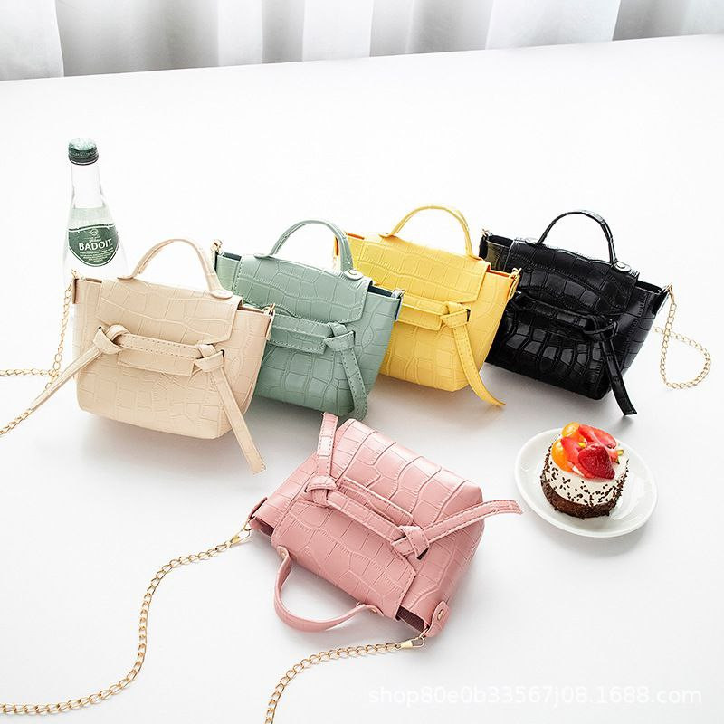 2020 nouveau sac pour femme motif crocodile sangle main chaîne messager Kelly sac mode décontracté téléphone portable sac petit sac