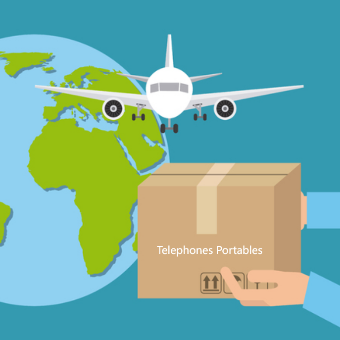 Téléphones portables - Envoi avion Express frais supplémentaires