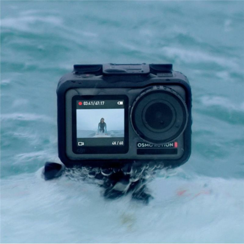 DJI Osmo Action 4, une caméra d'action robuste et polyvalente.