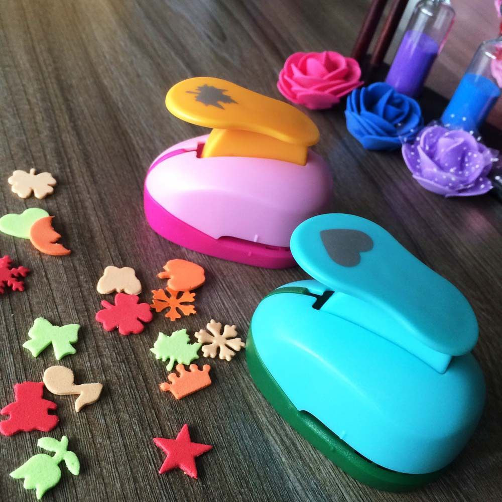 Machine à gaufrer de taille moyenne, perforatrice créative faite à la main pour la maternelle, machine à gaufrer d'impression de 16mm