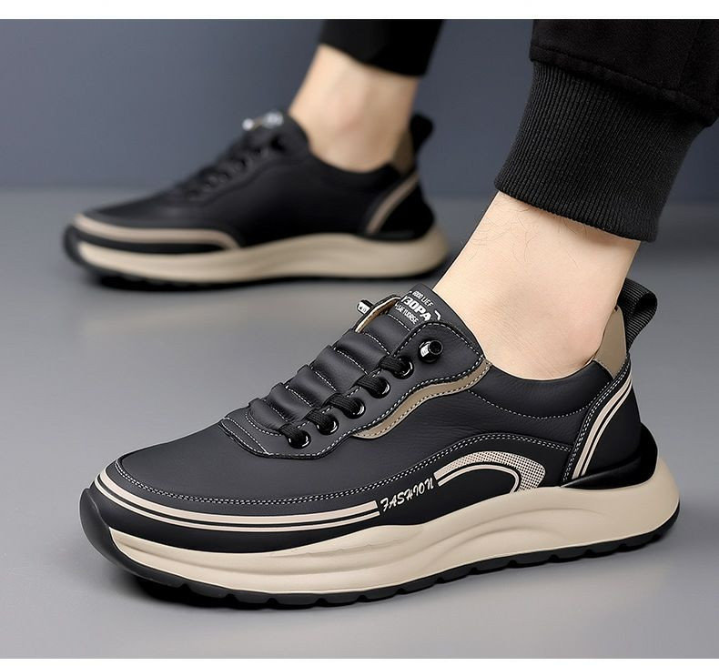 Chaussures pour hommes, chaussures à la mode pour le printemps, chaussures décontractées de randonnée en plein air légères et douces,